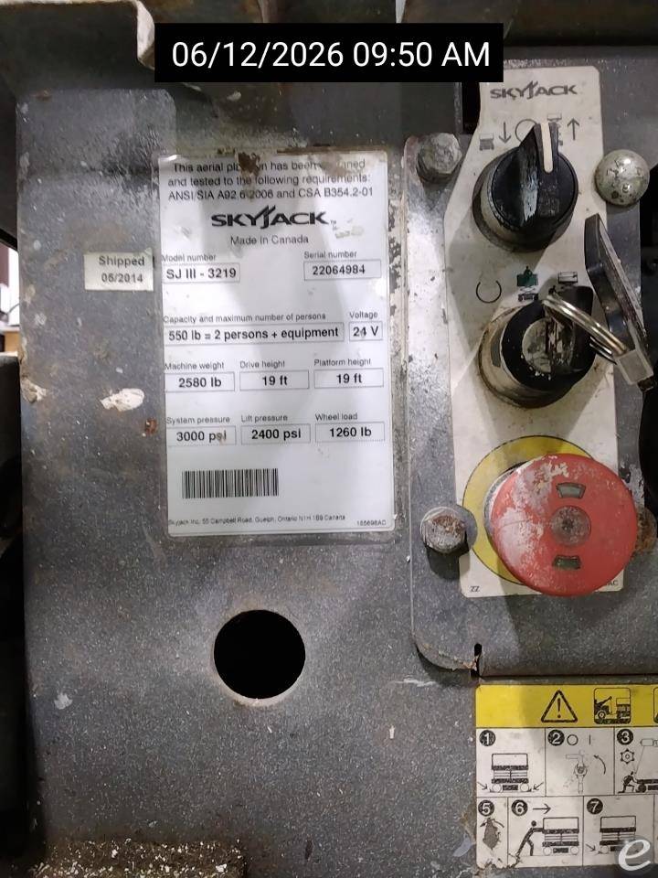 2014 Skyjack SJ-3219E