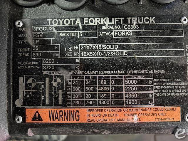 Toyota 8FGCU25