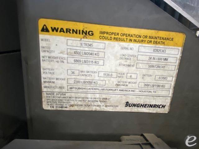 2019 Jungheinrich ETR345A