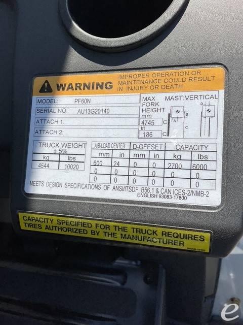 2024 Unicarriers PF60N