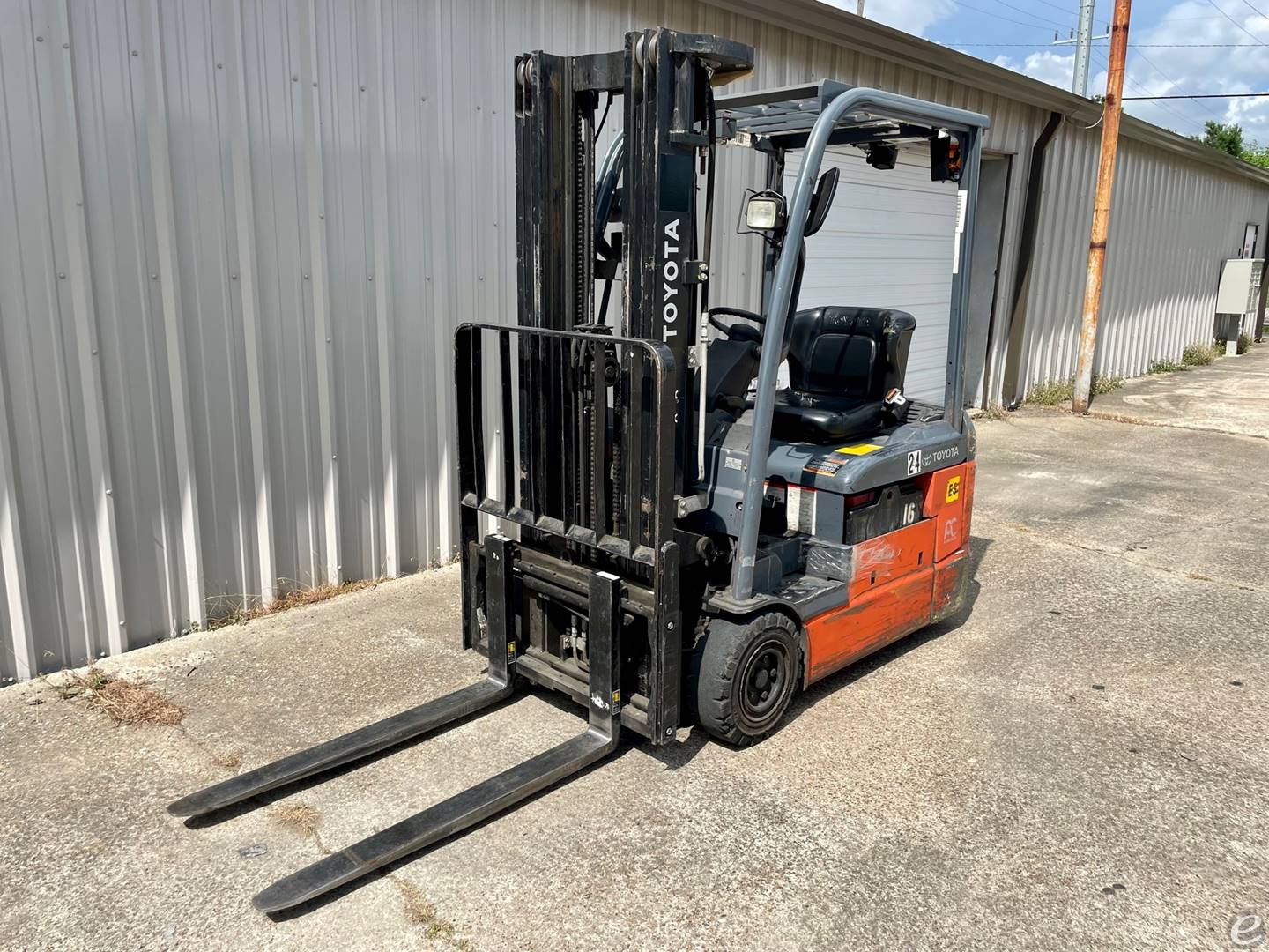 2016 Toyota 8FBE18U Electric Forklift - 123Forklift