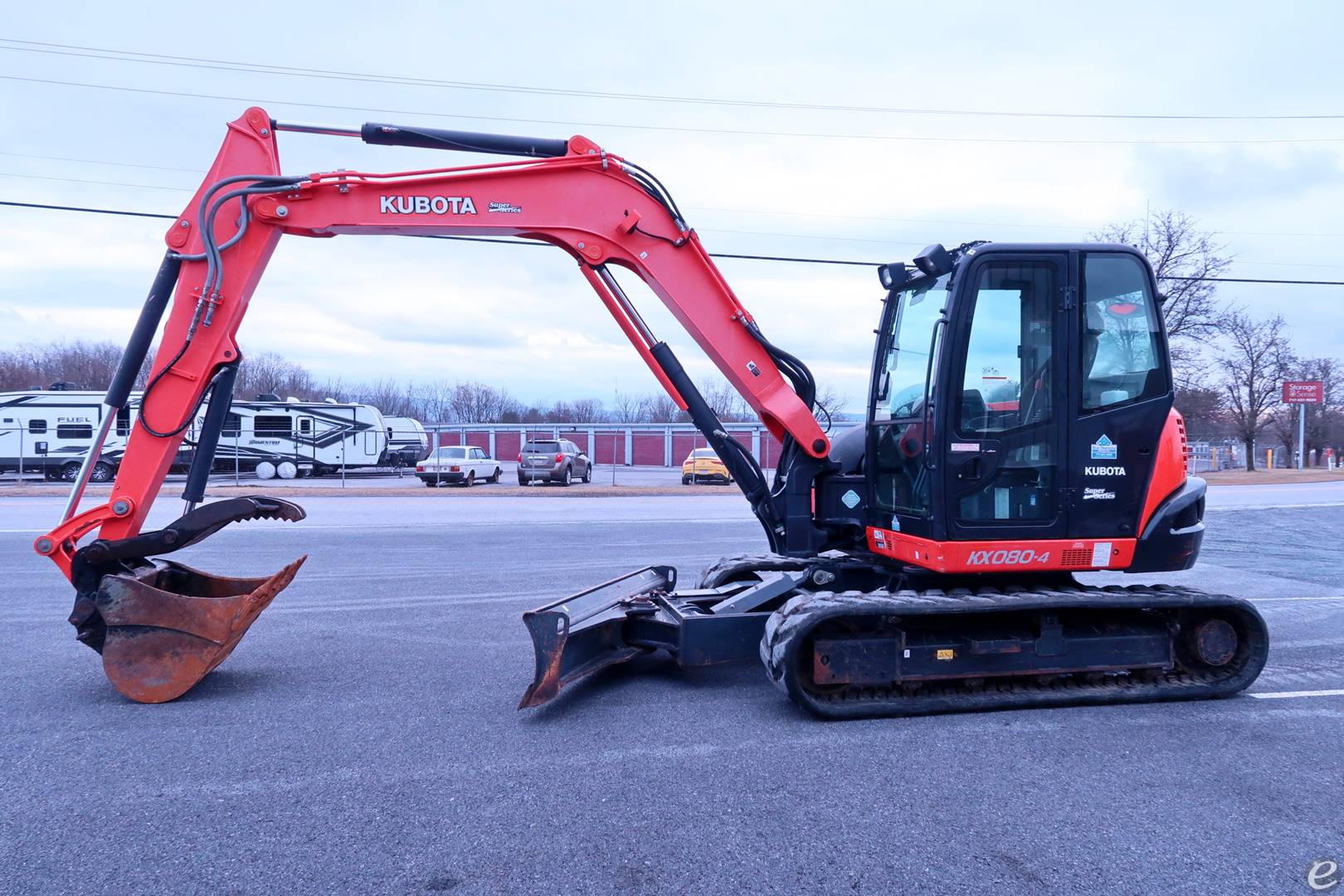 2018 Kubota KX80-4S Diesel Boom Lif...