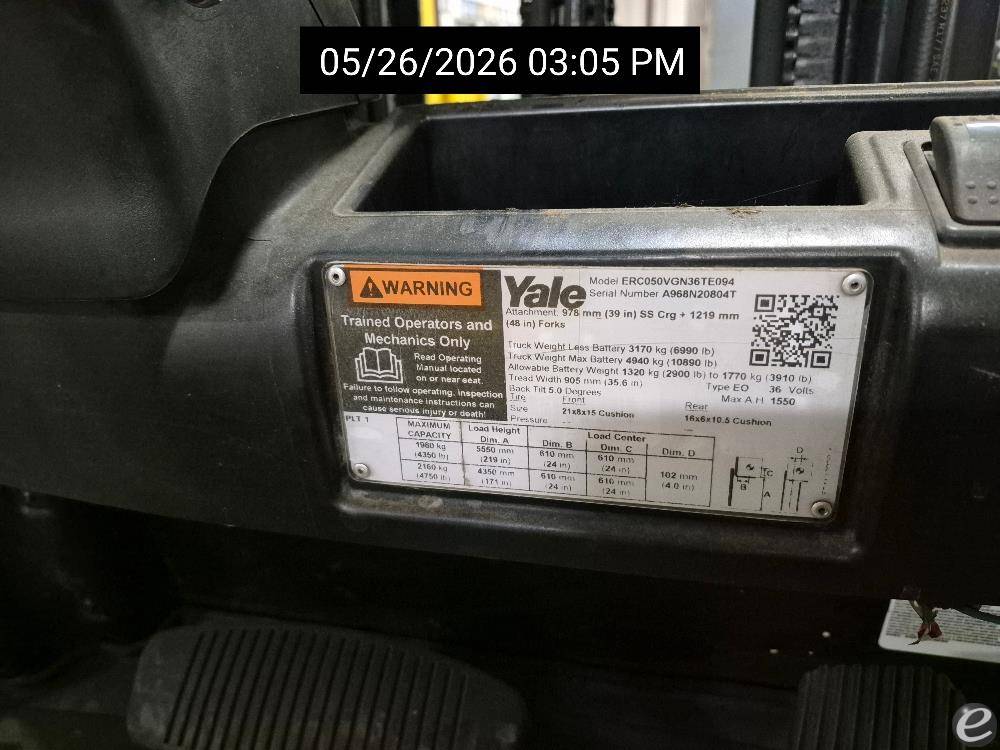 2019 Yale ERC050VG