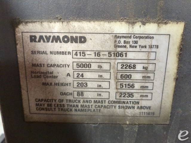 2016 Raymond 415-C30TT