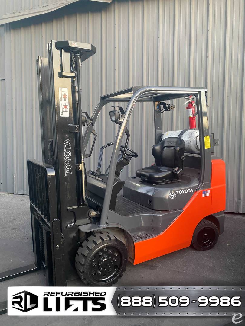 2016 Toyota 8FGCU25 LP Gas Forklift...