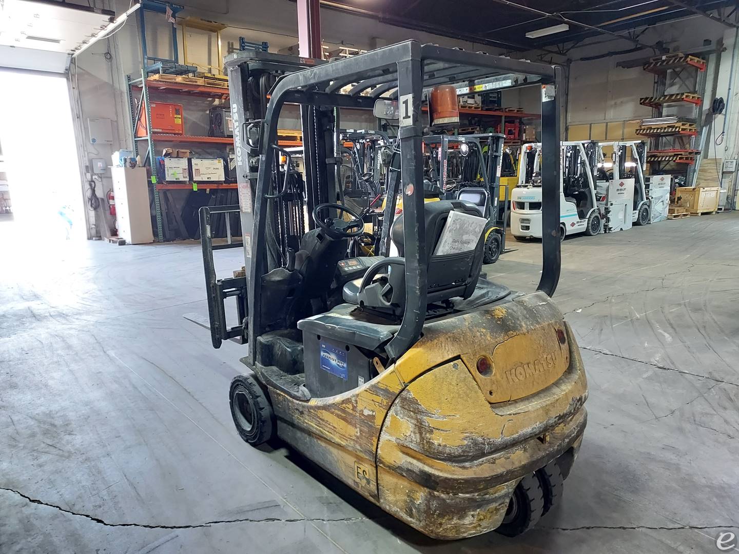 2015 Komatsu FB20MU-12 Electric Forklift - 123Forklift