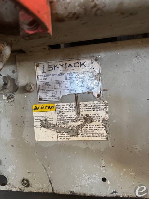 1995 Skyjack 4626 Electric Scissor Lift - 123Forklift