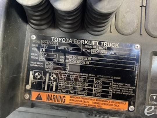 2022 Toyota 50-8FGU18