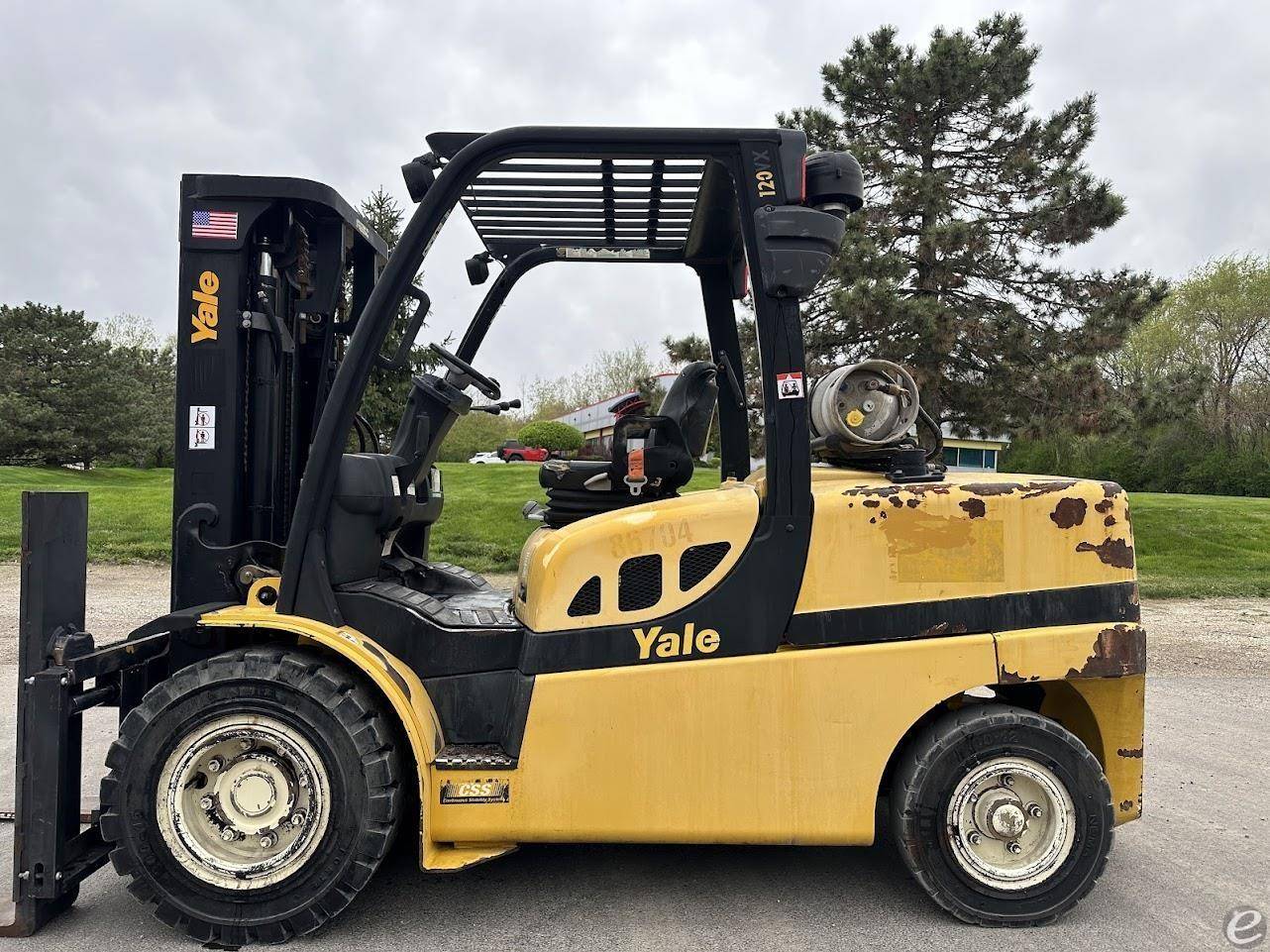 2014 Yale GLP120VX LP Gas Forklift