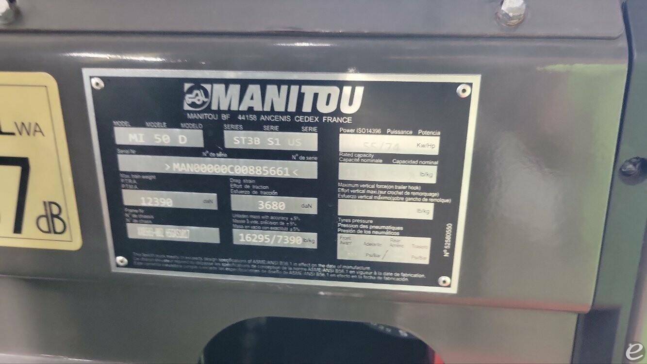 2022 Manitou MI50D