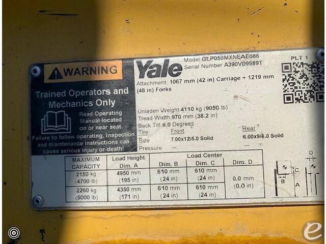 2019 Yale GP050MX LP Gas Forklift - 123Forklift