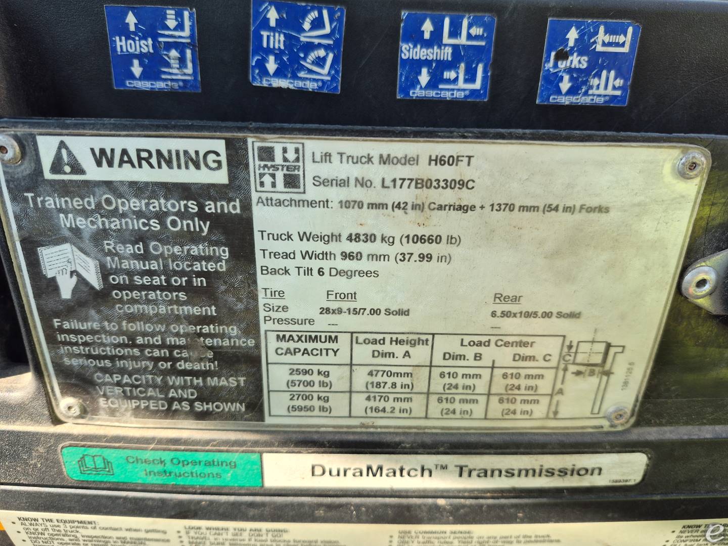 Hyster H60FT