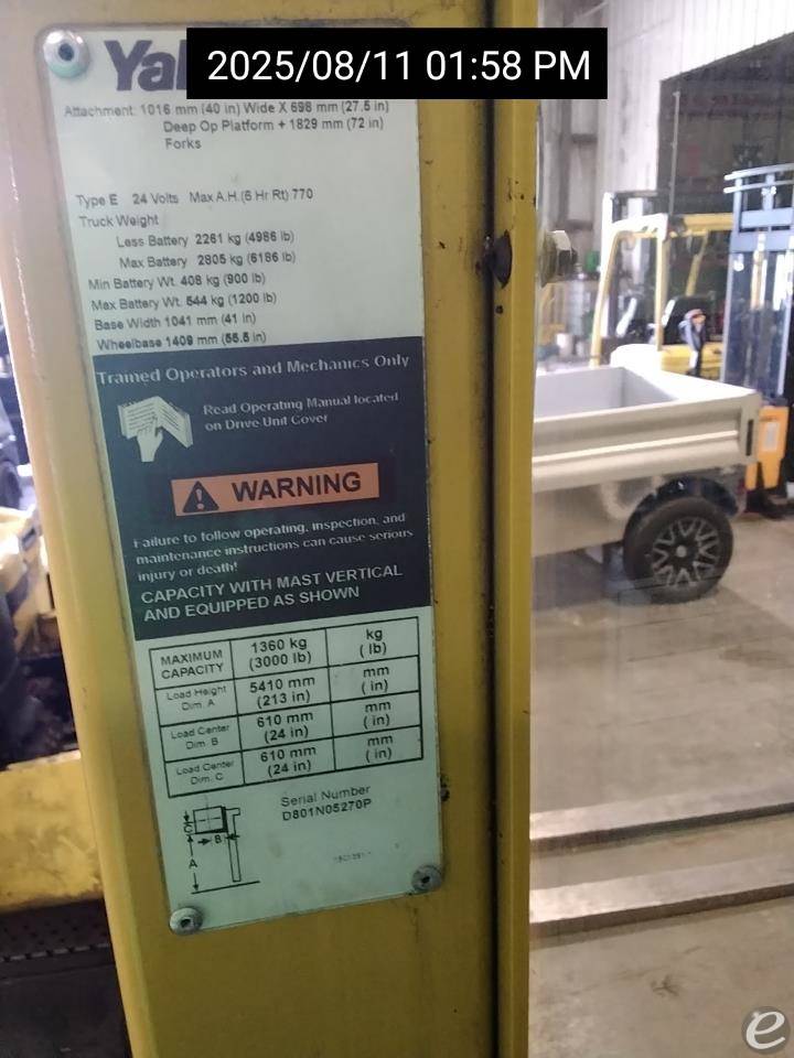 2016 Yale OS030EF