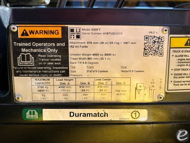 2023 Hyster S50FT