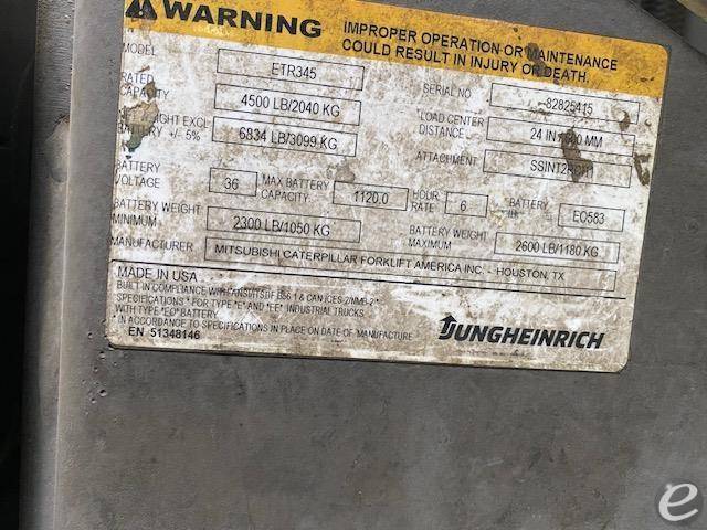 2019 Jungheinrich ETR345A