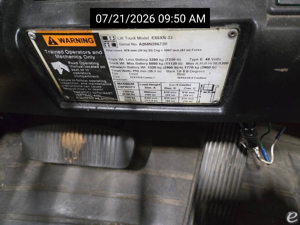 2017 Hyster E55XN