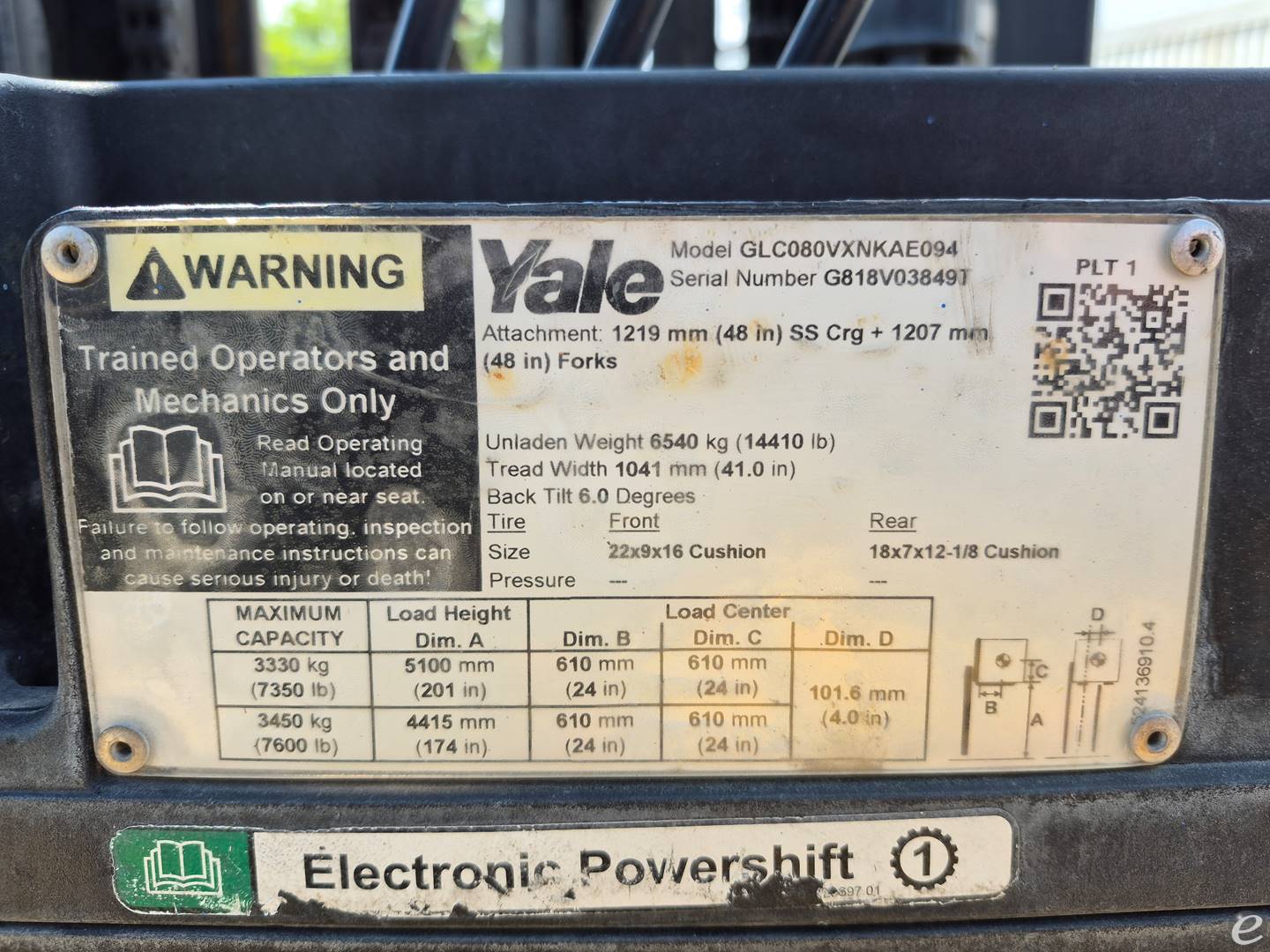 Yale GLC080VX