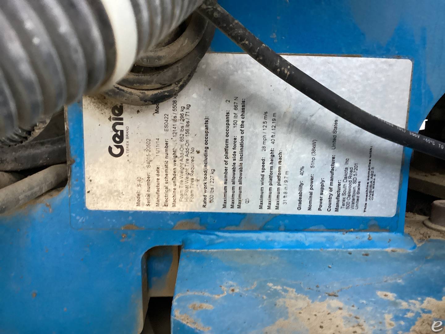 2015 Genie S40