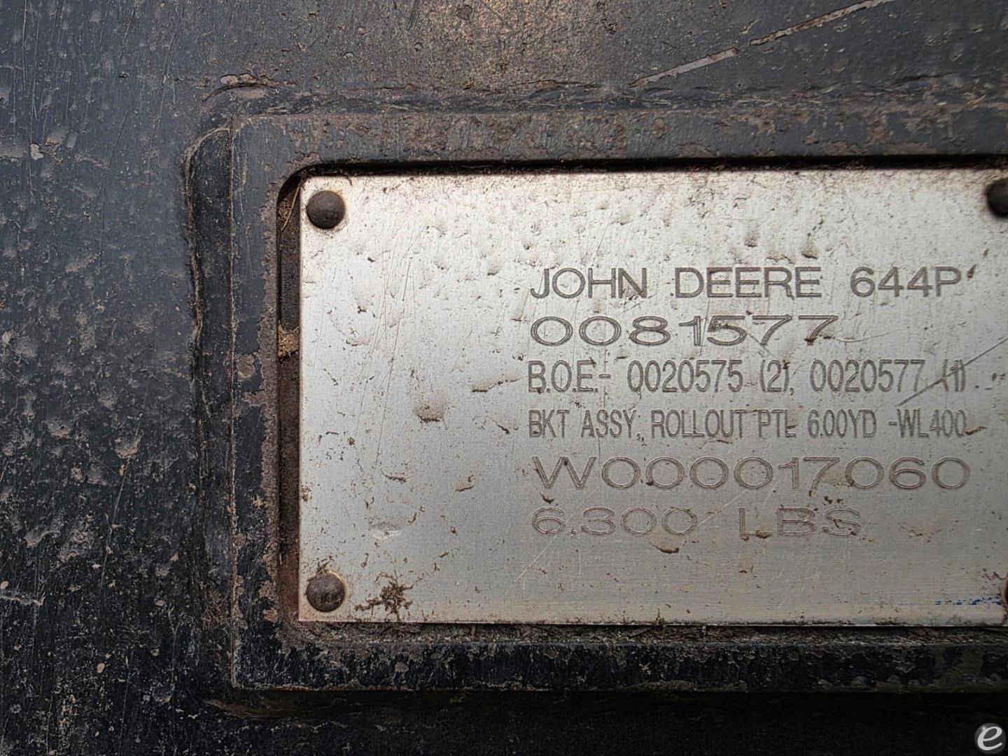 2022 John Deere 644 P-TIER