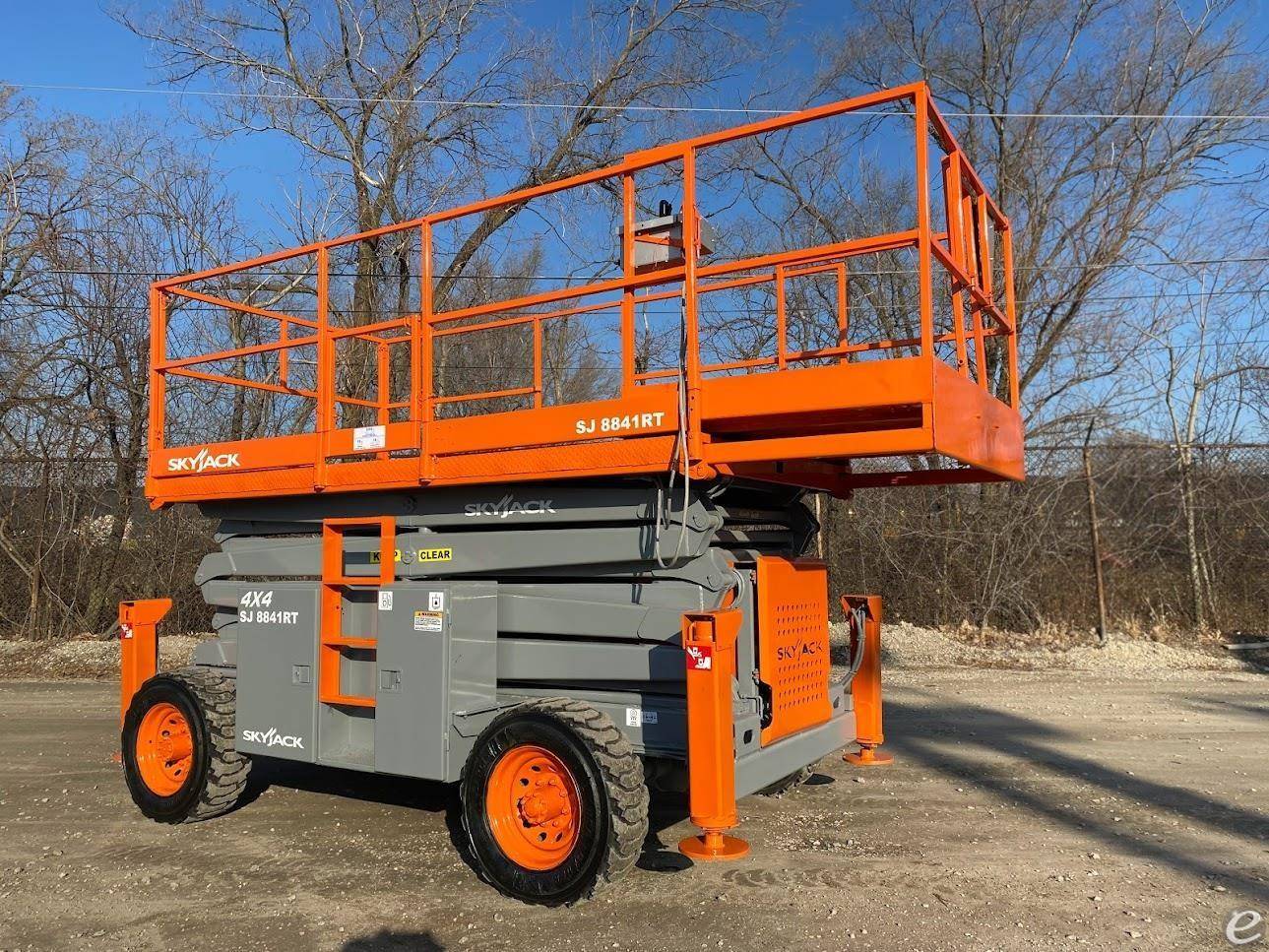 2015 Skyjack SJ8841RT Diesel Scissor Lift - 123Forklift