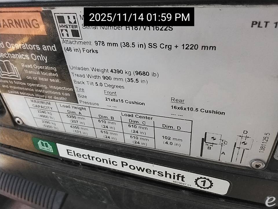 2018 Hyster S55FTS