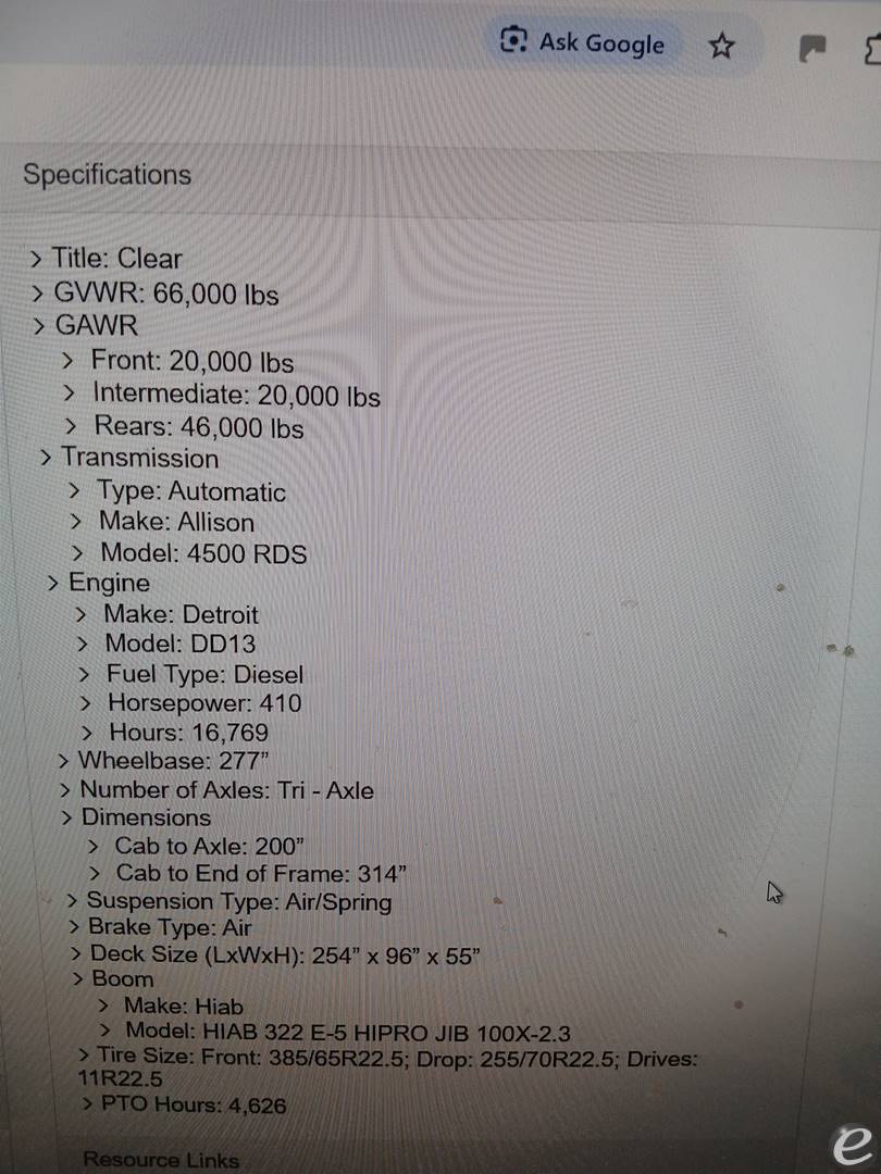 2016 FREIGHTLINER 114SD