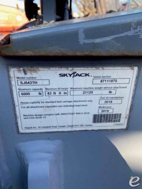 2019 Skyjack 643