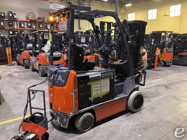 2017 Toyota 8FBCU30 Electric 4 Wheel Forklift - 123Forklift
