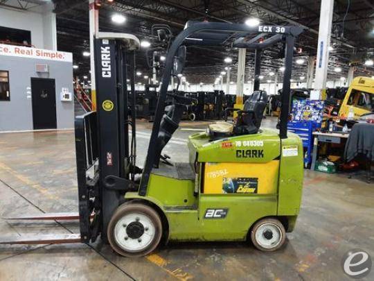 2016 Clark ECX30 Cushion Tire Forklift - 123Forklift