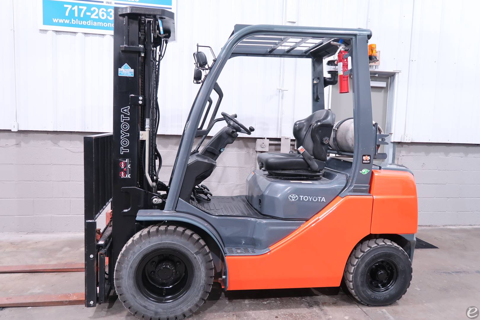 2016 Toyota 8FGU25 LP Gas Forklift - 123Forklift