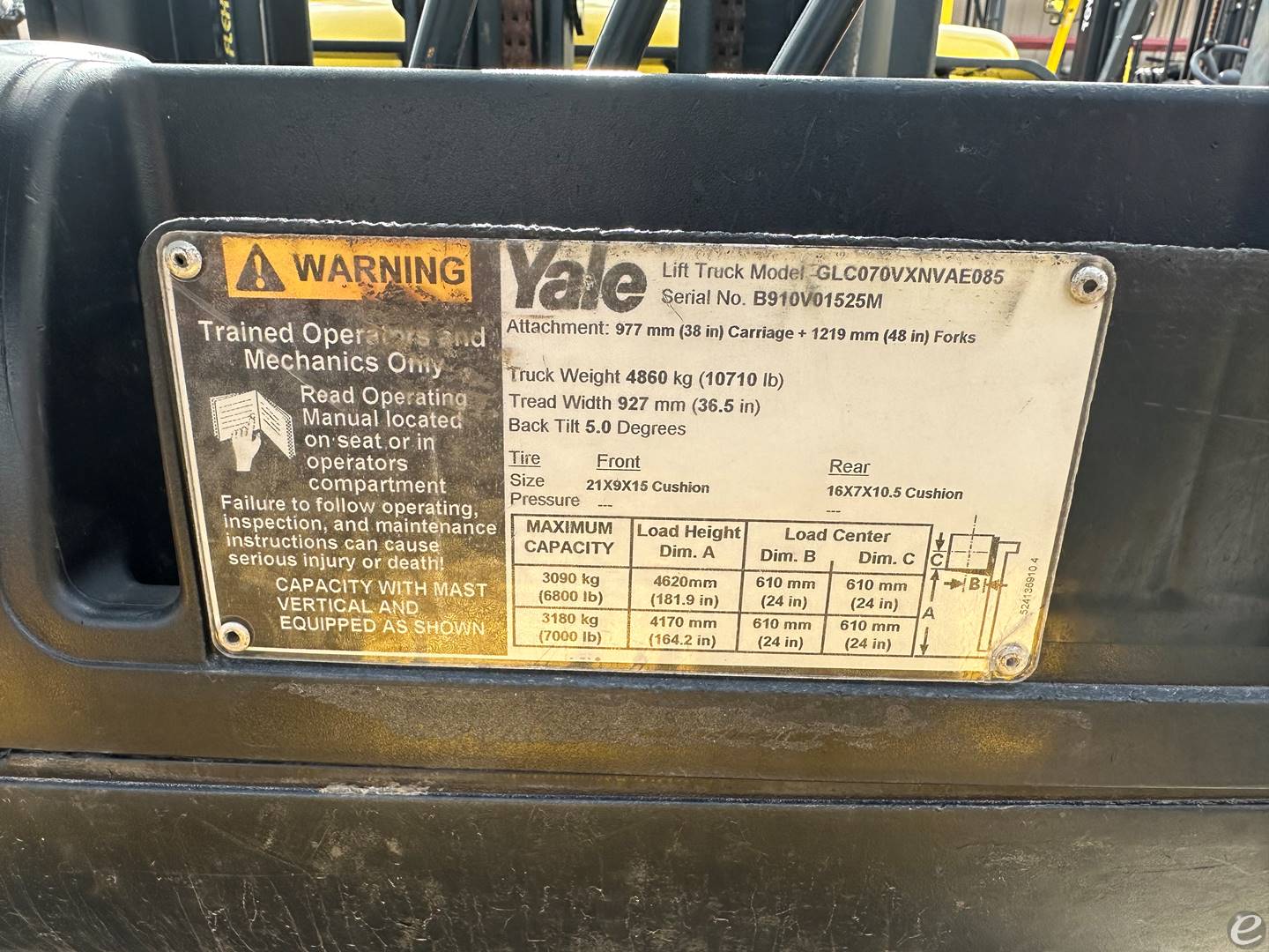 2014 Yale GLC070VX
