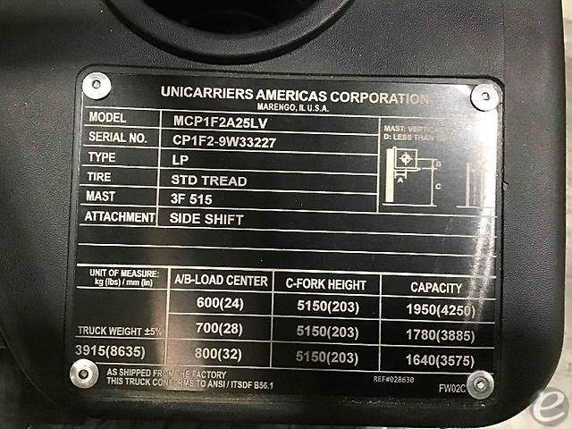 2020 Nissan                                             CF50LP LP Gas Forklift - 123Forklift