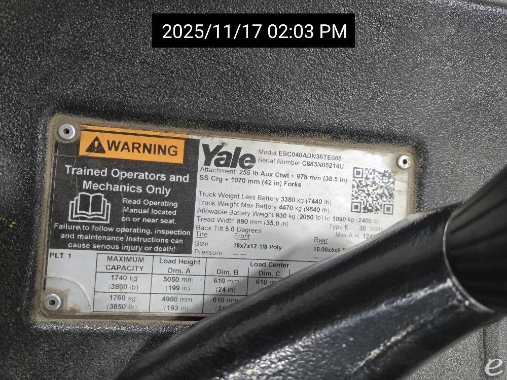 2020 Yale ESC040AD