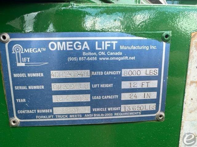 2004 Omega Lift 4DH12-08Q48P