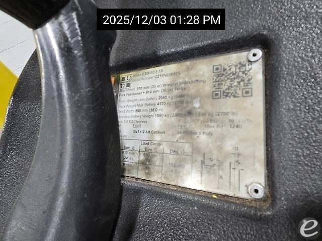 2018 Hyster E30HSD