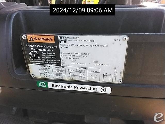 2018 Hyster S50FT