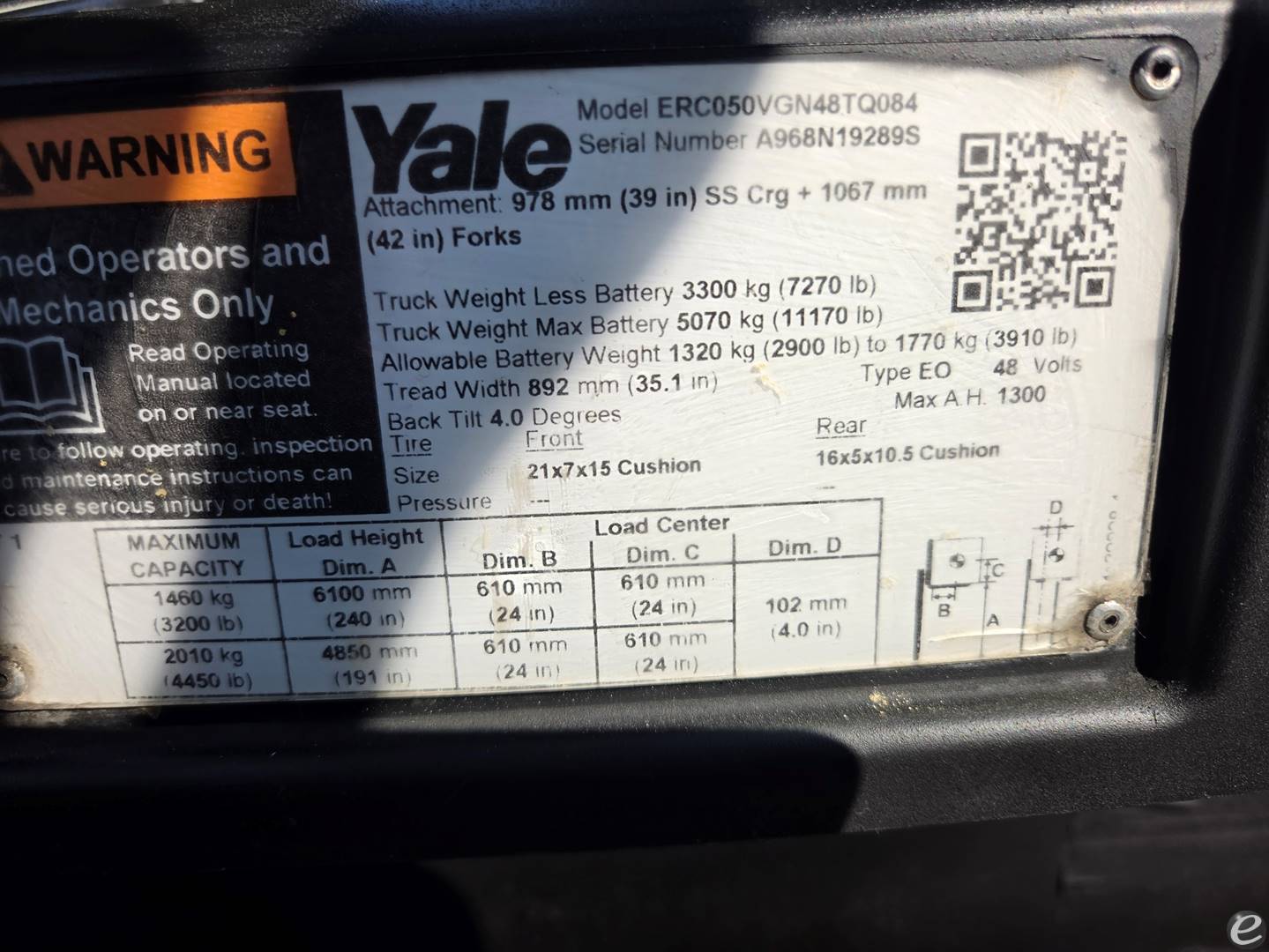 2018 Yale ERC050 (EE)