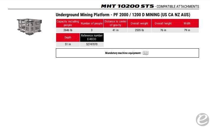 2026 Manitou MHT10200 ST5