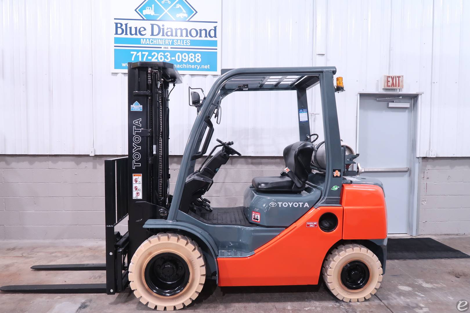 2016 Toyota 8FGU25 Dual Fuel Forklift - 123Forklift