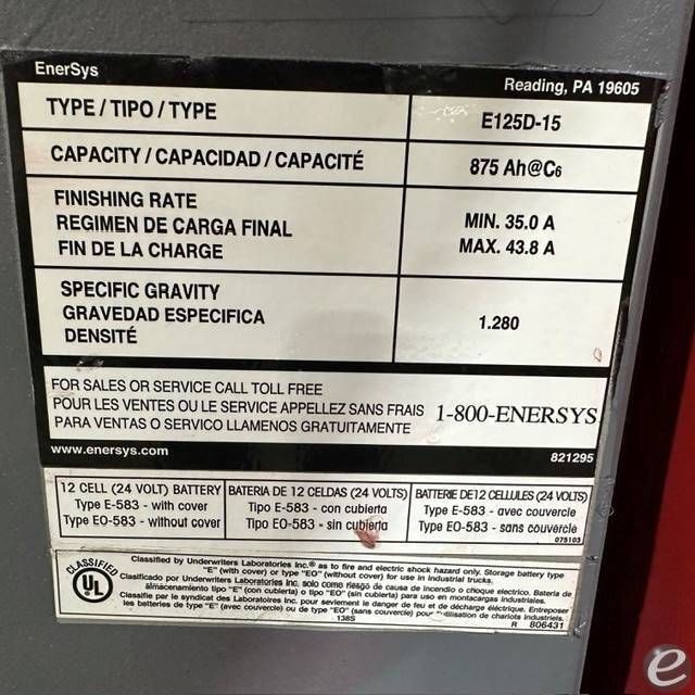 2021 Raymond 550-OPC30TT