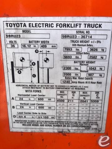 2016 Toyota 9BR233M211