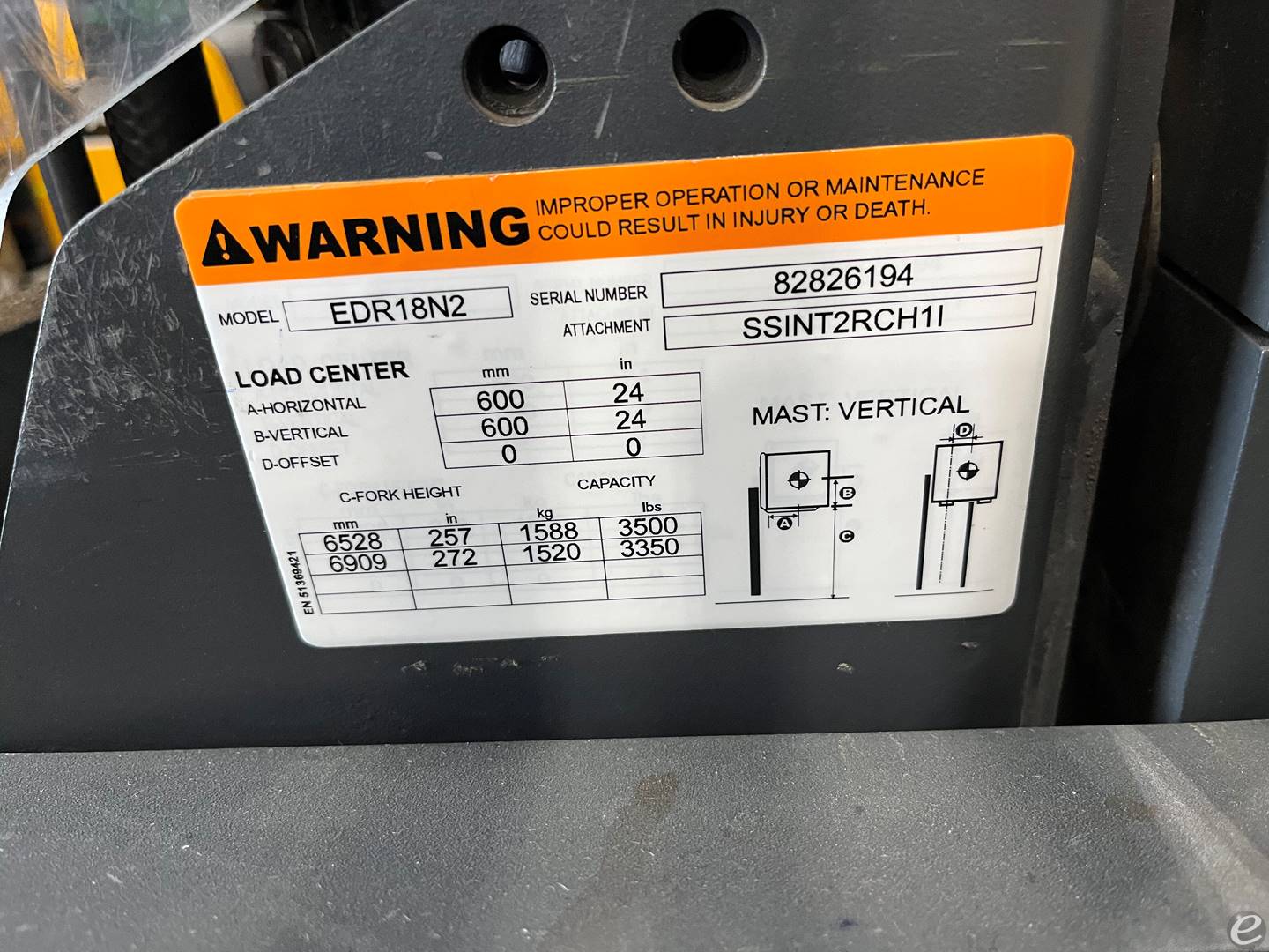2019 Mitsubishi EDR18N2