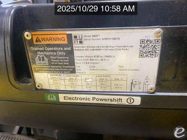 2018 Hyster S60FT