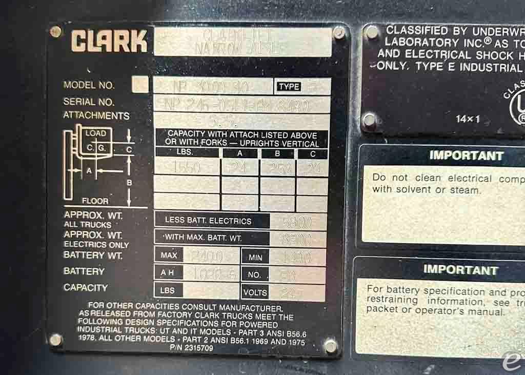 1994 Clark NP30