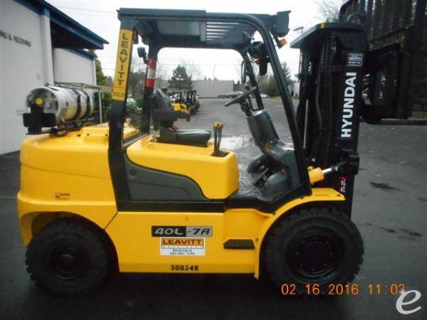 2016 Hyundai 40L-7A LP Gas Forklift - 123Forklift