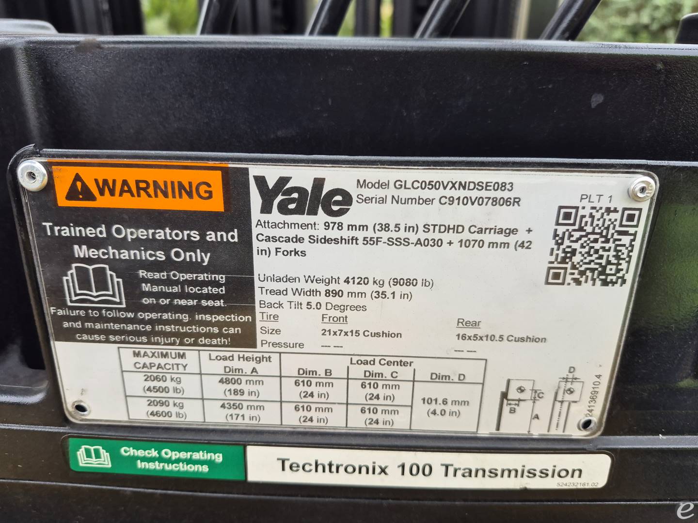 2019 Yale GLC050VX