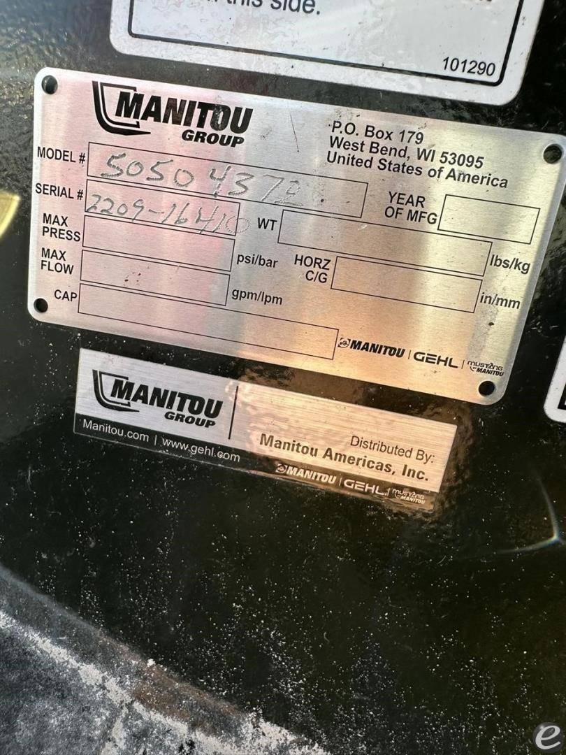 2023 Manitou 8' GRADER BLADE W/END PLATES