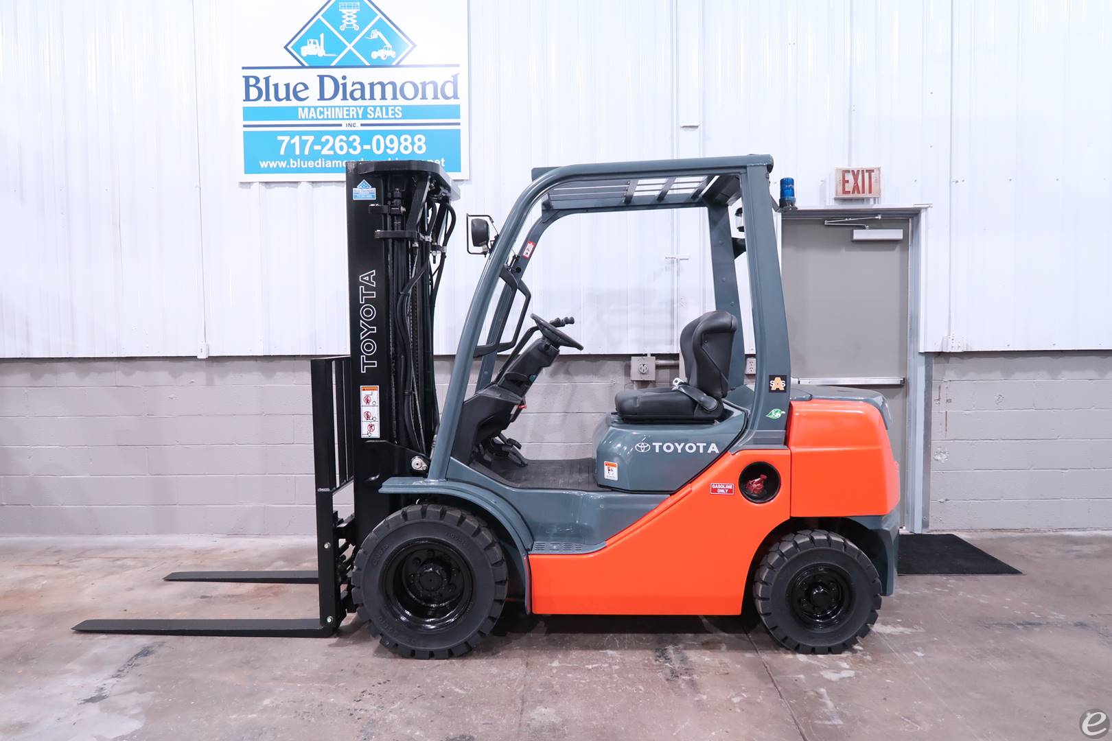 2009 Toyota 8FGU25 Gasoline Forklift - 123Forklift