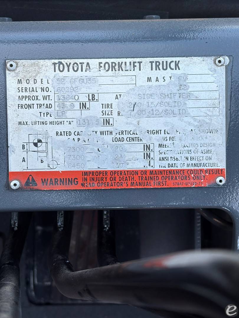 1998 Toyota 52-6FGU35
