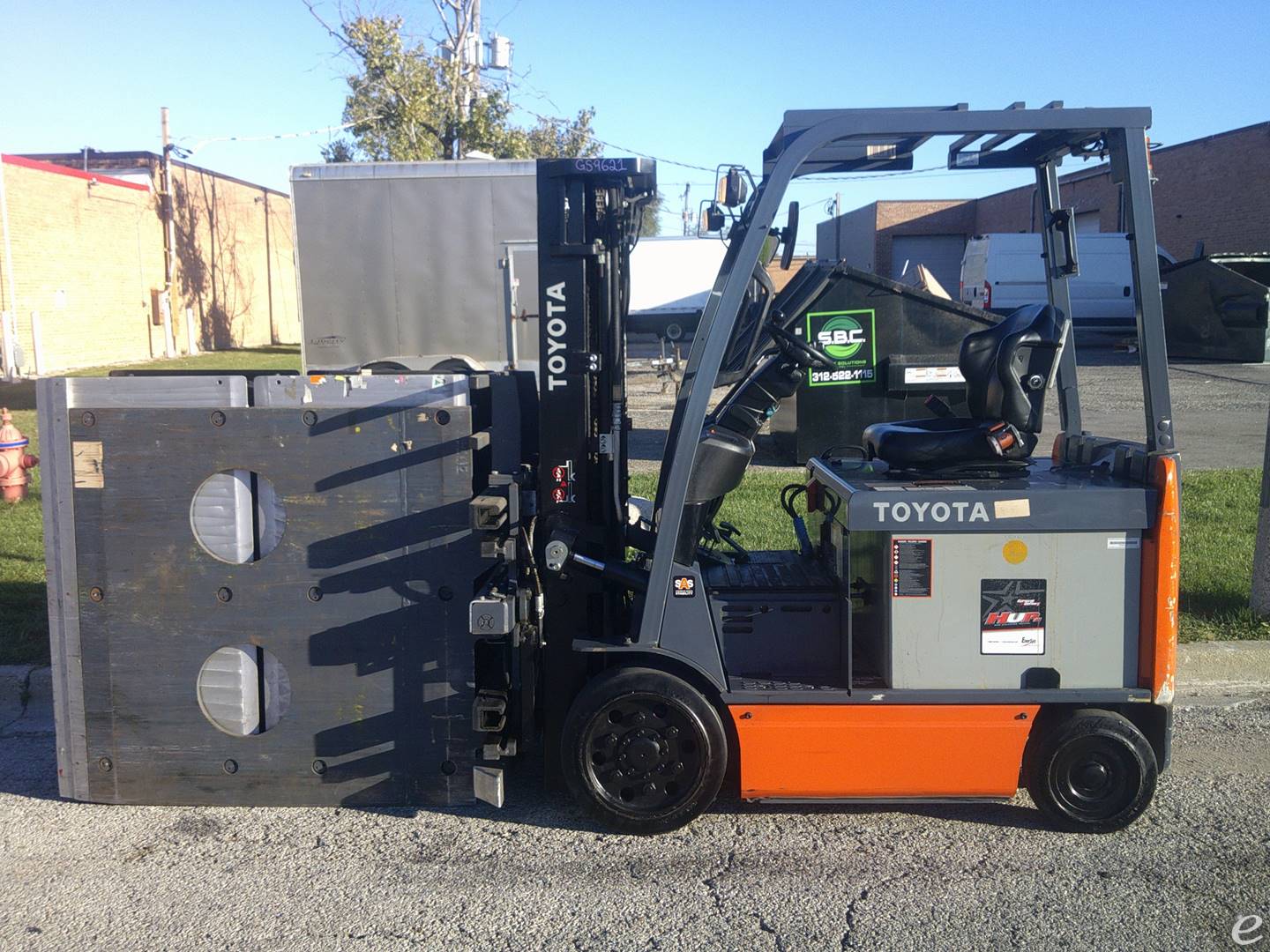 2020 Toyota 8FBCHU25 Electric Forklift - 123Forklift